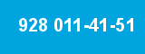 928 011-41-51 928 011-41-51